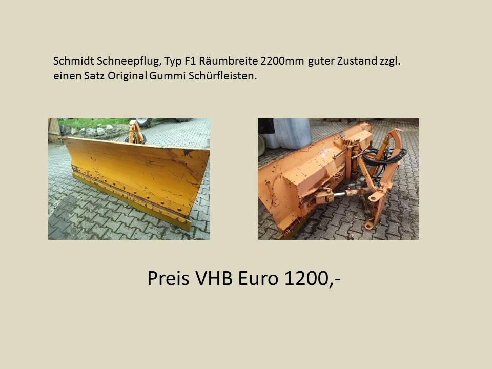Schneepflug F1