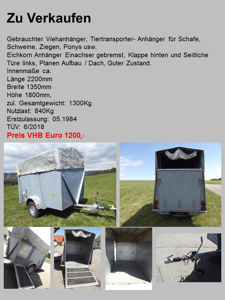 Viehanhaenger Anhaenger Boehler