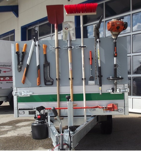 Forstanhnger Forsttrailer Anhnger Bhler Saris, Bckmann, Anssems, Blyss (1)