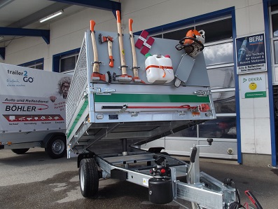 Forstanhnger Forsttrailer Anhnger Bhler Saris, Bckmann, Anssems, Blyss (2)